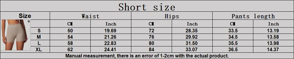 Women's High Waist Yoga Shorts