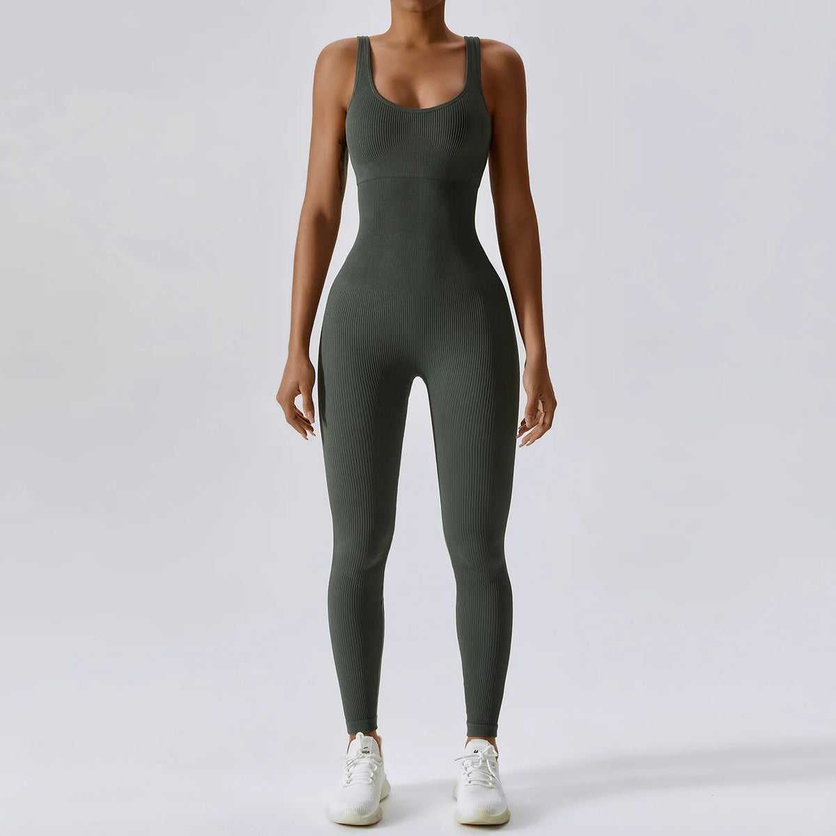 Women's Seamless Yoga Jumpsuit – One Piece Fitness Bodysuit