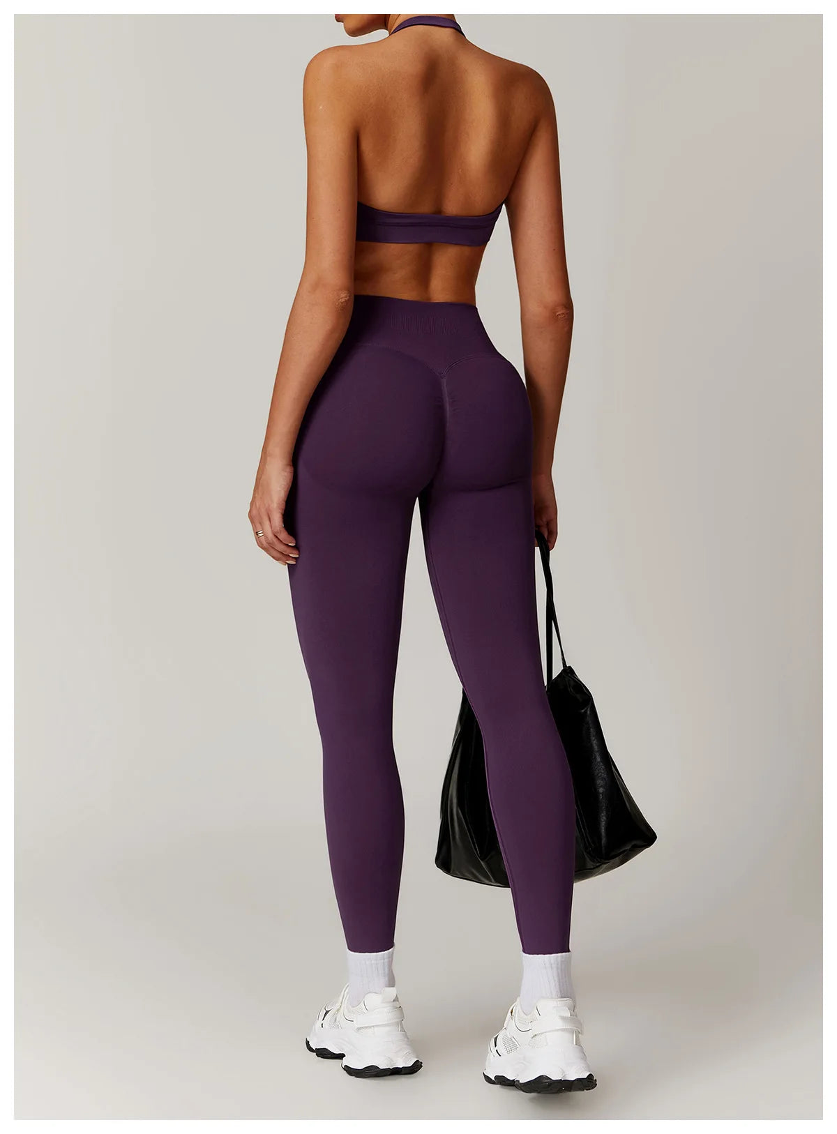 Women's Seamless 2-Piece Yoga Set – Long Sleeve Jacket &amp; High-Waist Leggings Gym Workout