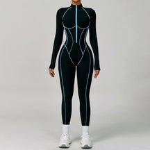 Women's Zipper Romper Jumpsuit