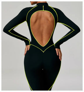 Women's Zipper Romper Jumpsuit