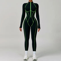 Women's Zipper Romper Jumpsuit