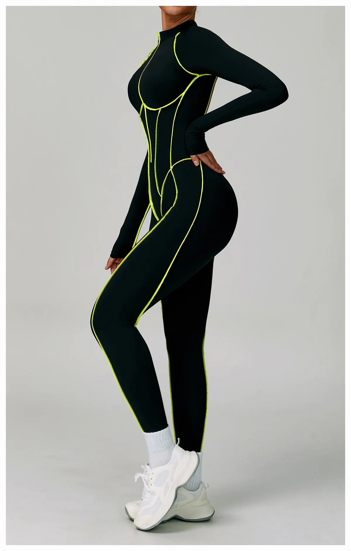 Women's Zipper Romper Jumpsuit