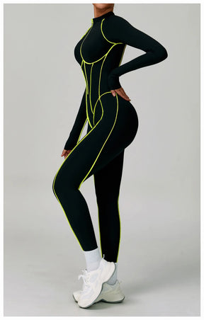 Women's Zipper Romper Jumpsuit