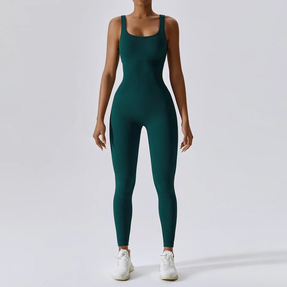 Women's Seamless Yoga Jumpsuit – One Piece Fitness Bodysuit
