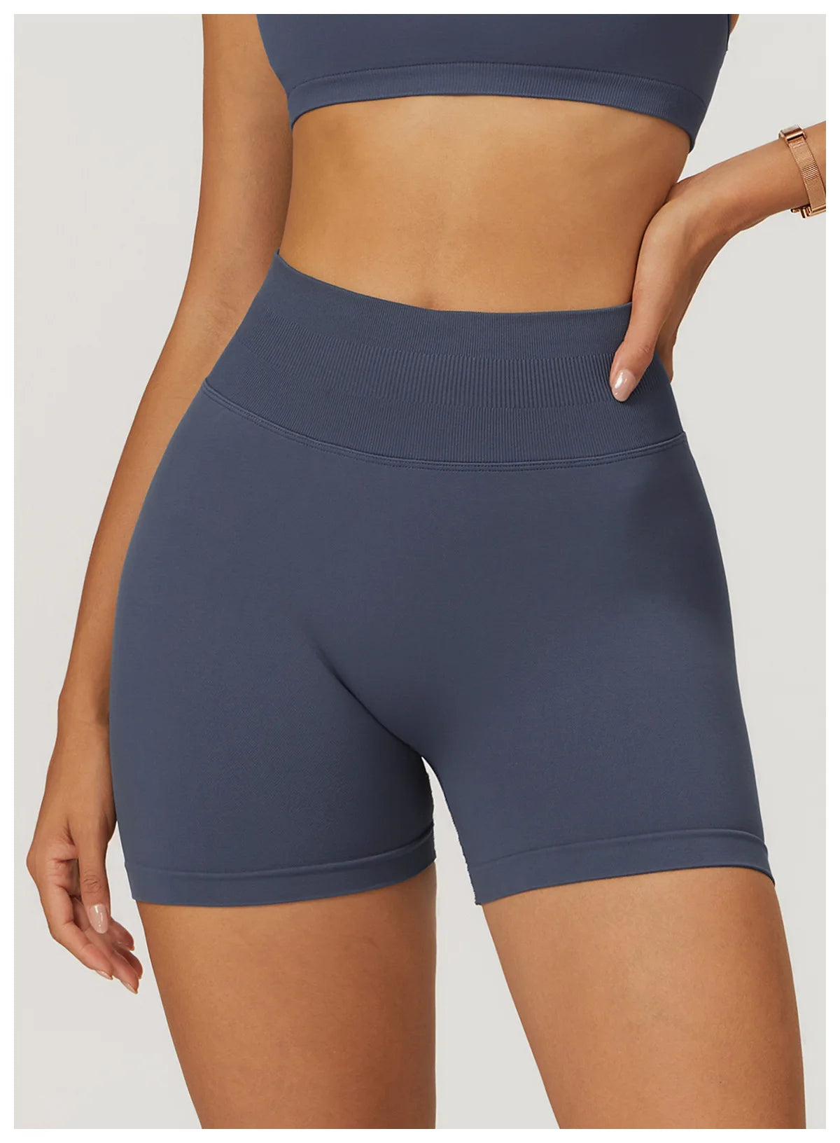 Women's Seamless High Waist Yoga Shorts