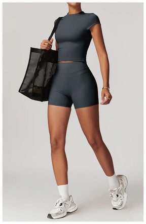 Women's High Waist Yoga Shorts