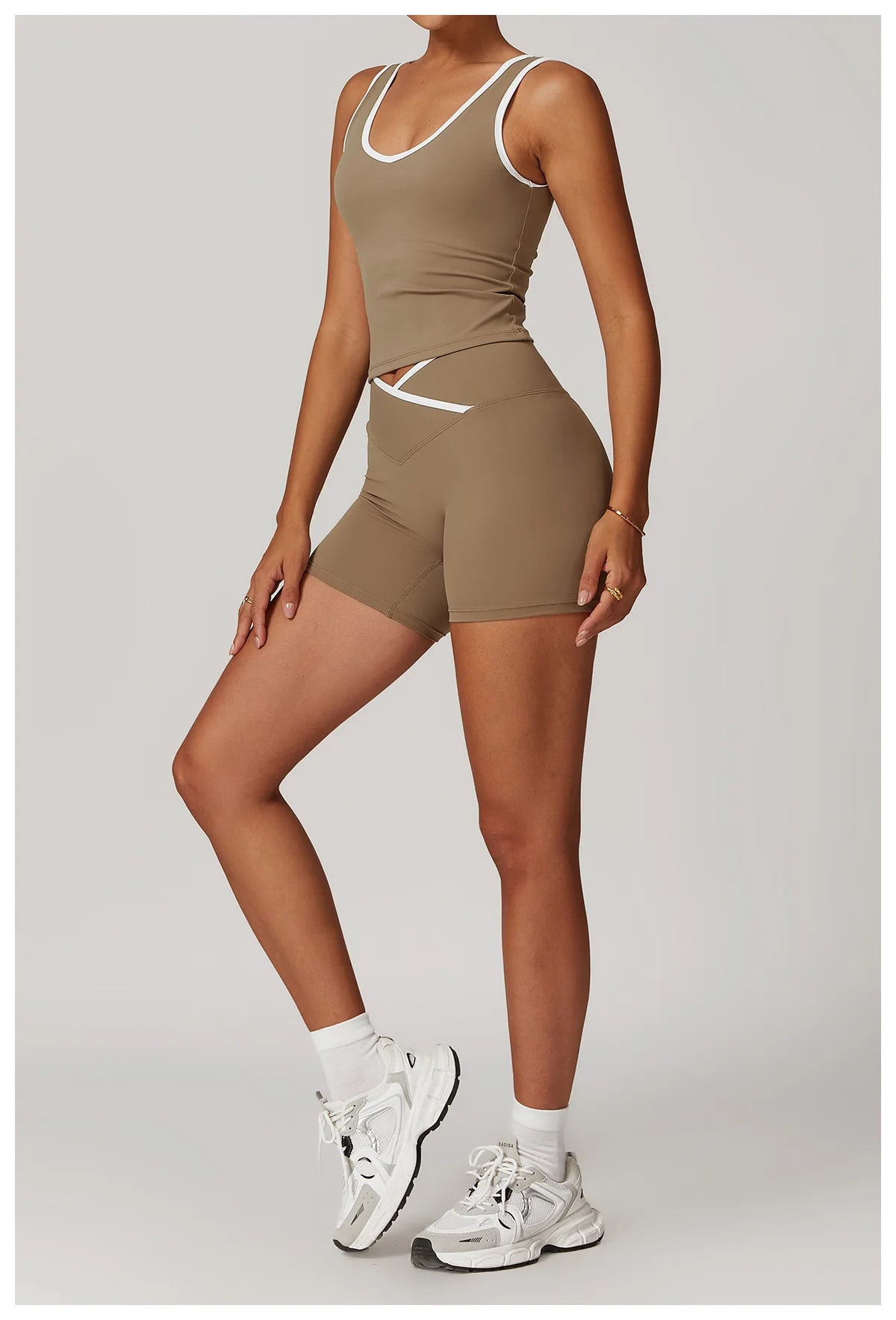 Women's 2-Piece Nude Feeling Yoga Set