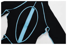 Women's Zipper Romper Jumpsuit