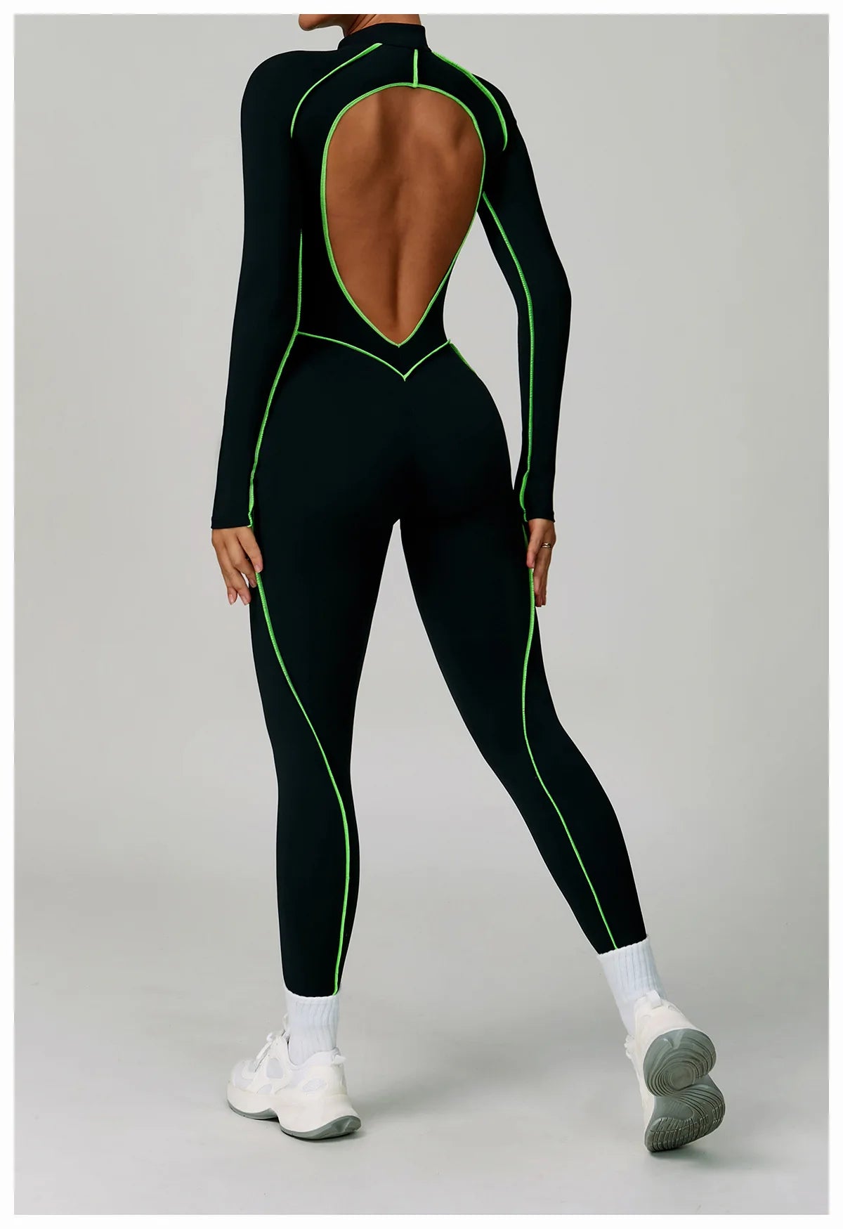 Women's Zipper Romper Jumpsuit