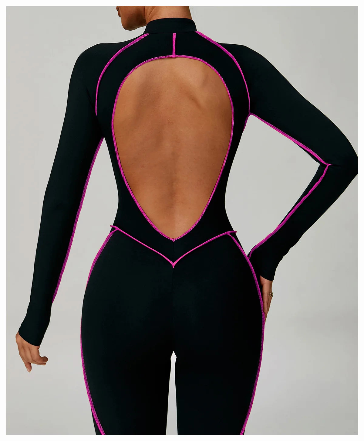 Women's Zipper Romper Jumpsuit
